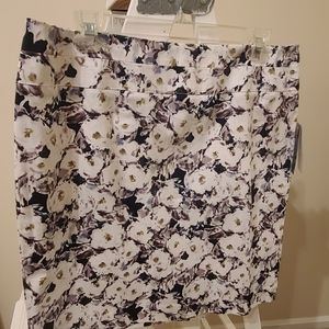 Donna Ricco Floral Skirt